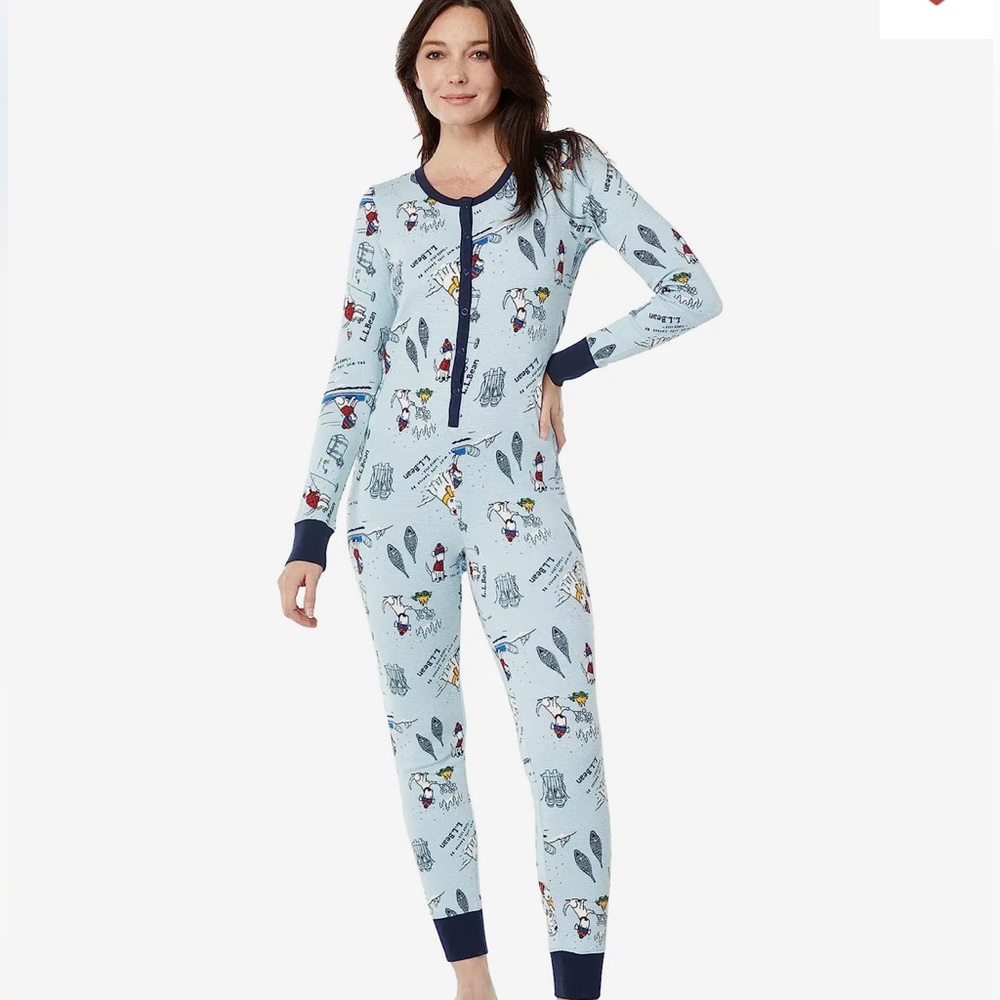 LL Bean One Piece Pajama-